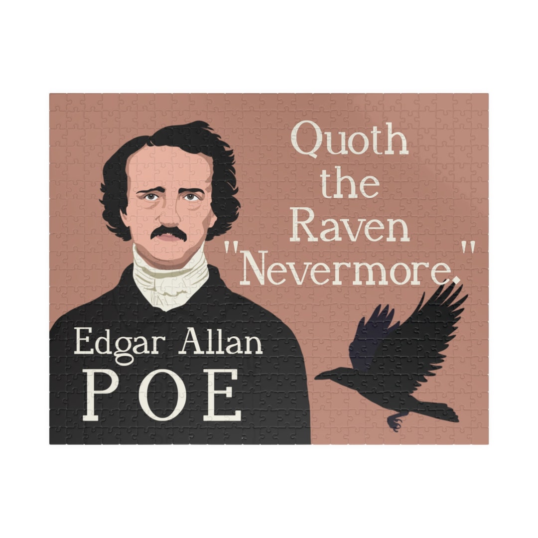 Edgar Allan Poe Puzzle, the Raven, Romanticism, American Literature