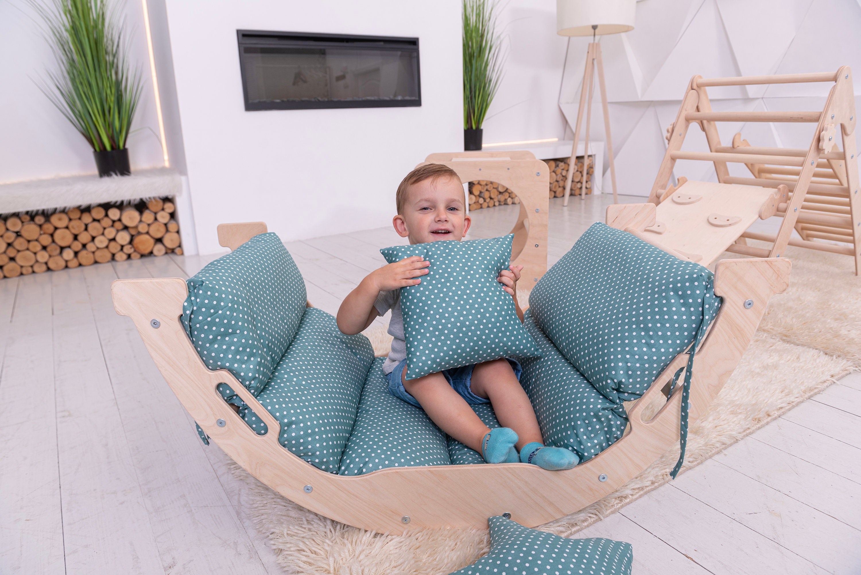 Montessori Climbing Arch, SArch Pillow, Montessori Toys, Cushion for Climb Arch, Arch  Pillow, Climbin Triangle, Kletterset, Kletterdreieck