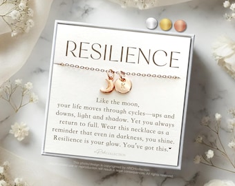Resilience Necklace, Inspirational Jewelry for Tough Times, Encouragement Gift for Her, New Beginnings, Unbreakable, Encouragement Gift