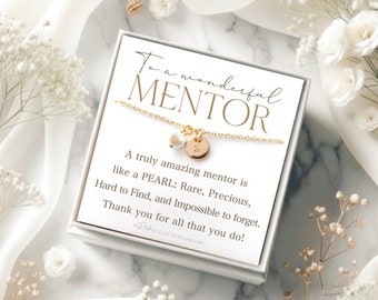 Personalized Mentor Gift Coach Appreciation Gift for Female Necklace Jewelry Gift Mentor Gift Ideas Thank you Gift Best Mentor Gift Ideas