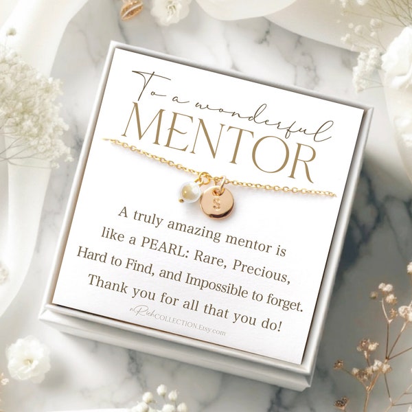 Personalized Mentor Gift Coach Appreciation Gift for Female Necklace Jewelry Gift Mentor Gift Ideas Thank you Gift Best Mentor Gift Ideas