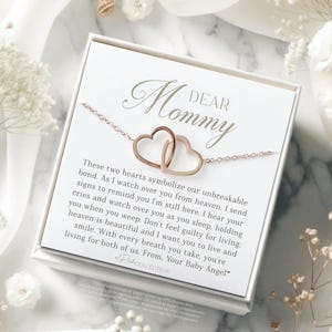 Momma of Angel Necklace Gift Passing Baby Loss of Baby Gift Baby Loss Gift Stillborn Angel Baby Infant Loss Child Loss Miscarriage image 1