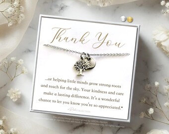 Thank You Teacher Gift – You're So Appreciated for Childcare, Daycare, Preschool, Elementary, Montessori, Nanny, Au Pair Sentimental Jewelry