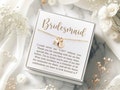Bridesmaid Necklace Personalized Bridesmaid Gift for Bridesmaid Proposal Gift Bridesmaid Jewelry Bridesmaid Gift Set Bridesmaid Pearl Be My