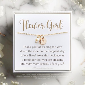 Personalized Flower Girl Gift , Flower Girl Necklace, Toddler Flower Girl, Little Girl Gifts, Custom Flower Girl Gift, Flower Girl Proposal