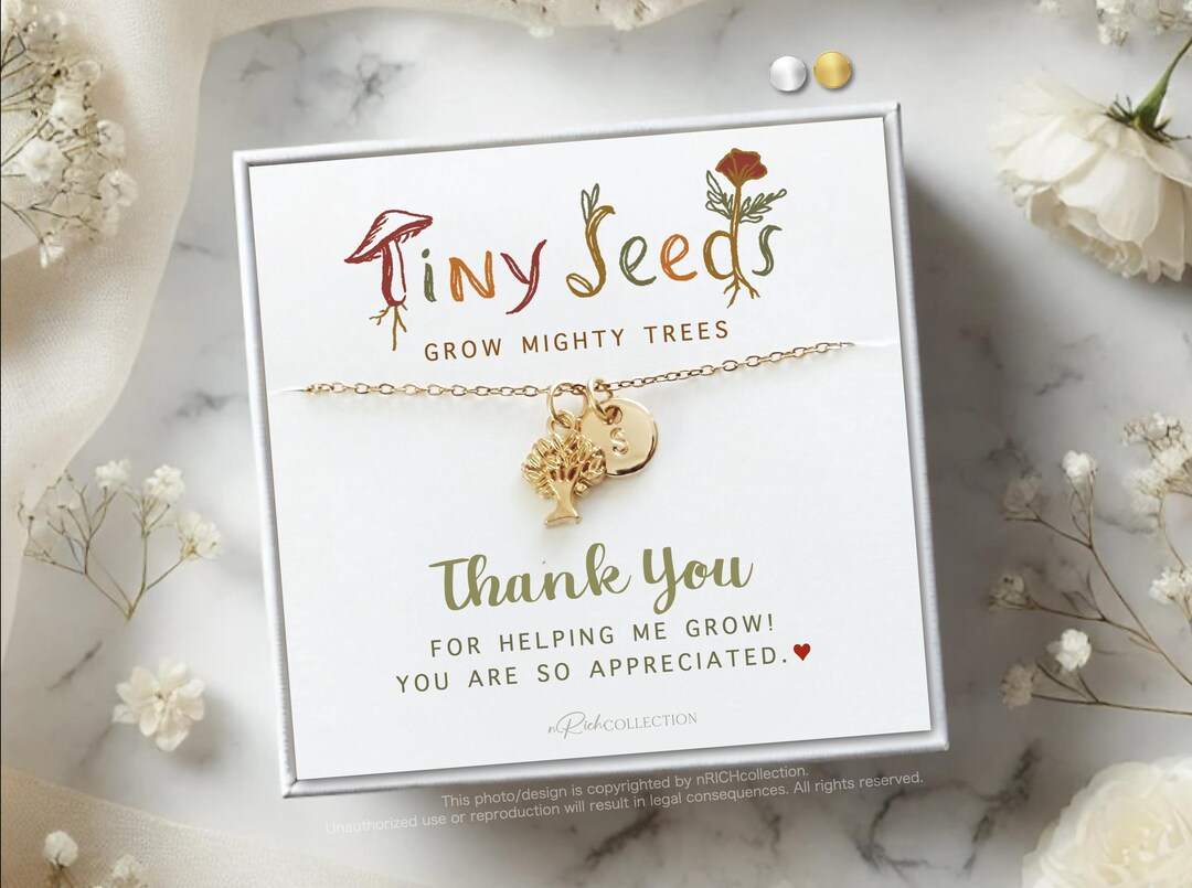 Teacher Appreciation Gift, Heart Necklace, Teacher Thank You Gift ...