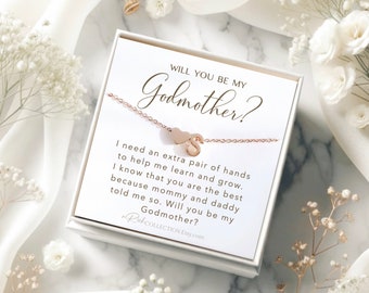 Will You be my Godmother? Godmother Proposal Necklace Gift Personalized Godmother Gift Godmother Proposal Gift Godmother Proposal Jewelry