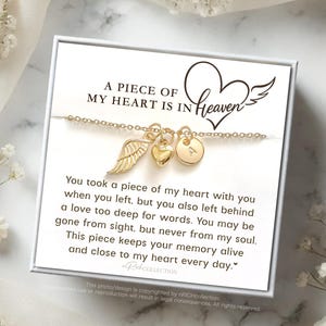 Heart Name Necklace with Wings, Angel Wings Necklace, Memorial Wing Necklace, Remembrance Gifts, Personalized Grieving Gift, Angel Necklace