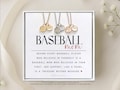 Baseball Mom Necklace - Gift for Baseball Moms - Baseball Initial Necklace - Personalized Baseball Custom Baseball Mom Initial Name Necklace