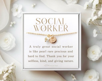 Social worker appreciation gifts for social workers Personalized Thank you Gift Social worker jewelry gift ideas Inspirational gifts in Bulk