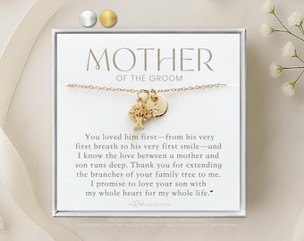 Personalized Gift for Mother of the Groom Gift from BRIDE Mother of the Groom Necklace Gift for Mother in law Wedding Gift from Bride tree