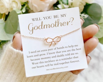 Will You be my Godmother? Godmother Proposal Necklace Gift Personalized Godmother Gift Godmother Proposal Gift Godmother Proposal Jewelry