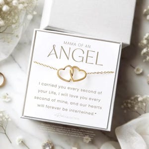 Miscarriage Gift Necklace, stillborn necklace, Pregnancy Loss, Bereavement Gift, Mama of an angel necklace Eternity Necklace