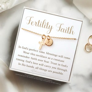 Infertility gifts IVF Support Gifts Fertility Faith: Encouragement Milestones Miscarriage Remembrance Strength Jewelry for Fertility Faith