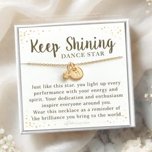 Personalized Dance Gifts, Ballet Necklace, Dance Recital Gifts, Personalized Dancer Necklace, Initial Necklace, Ballet Teacher Gift