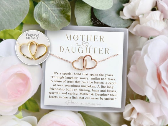 Mothers day sale necklace from daughter