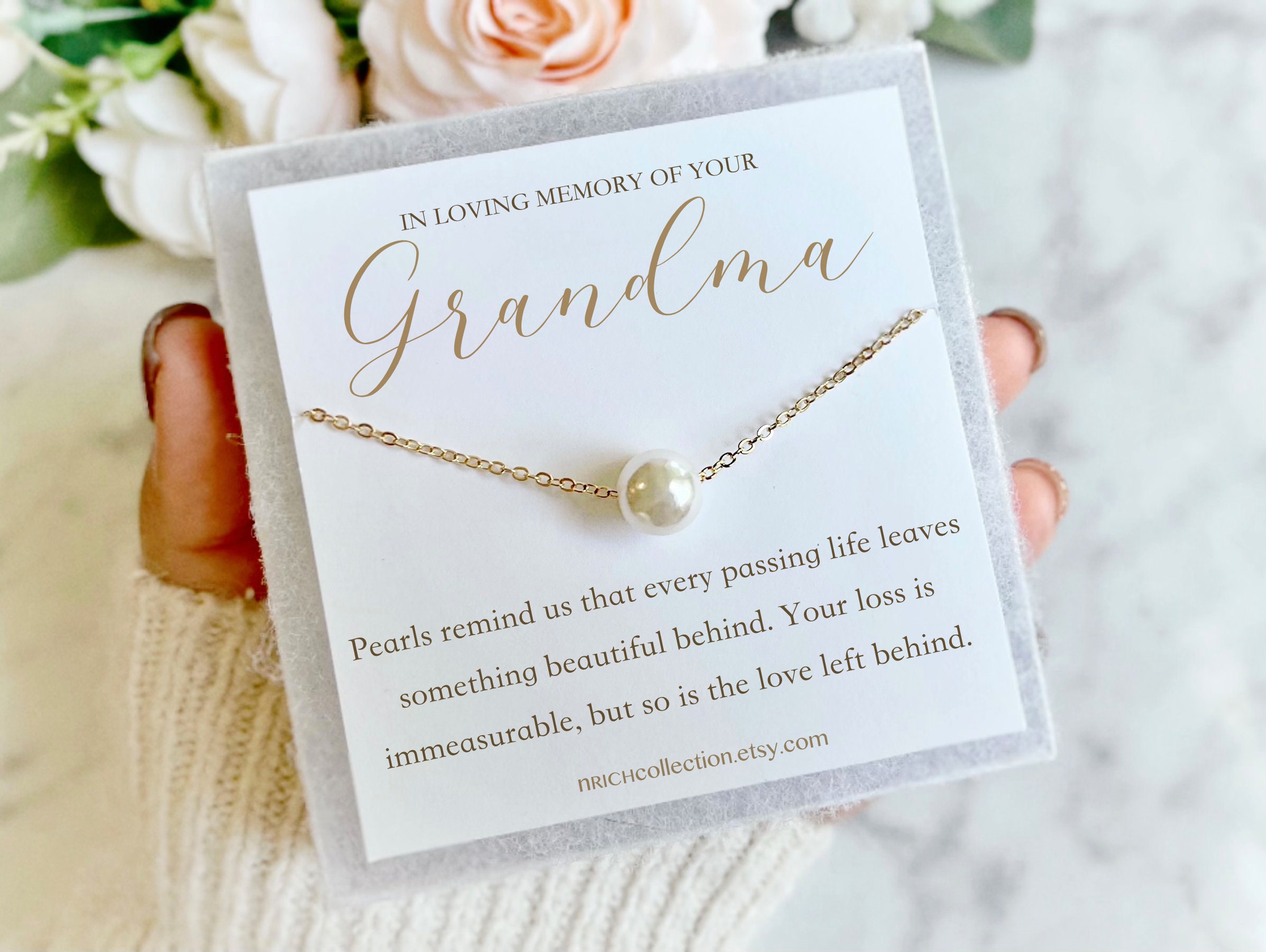 Sympathy Gift Loss of Grandmother Condolence Gift Grandma Etsy