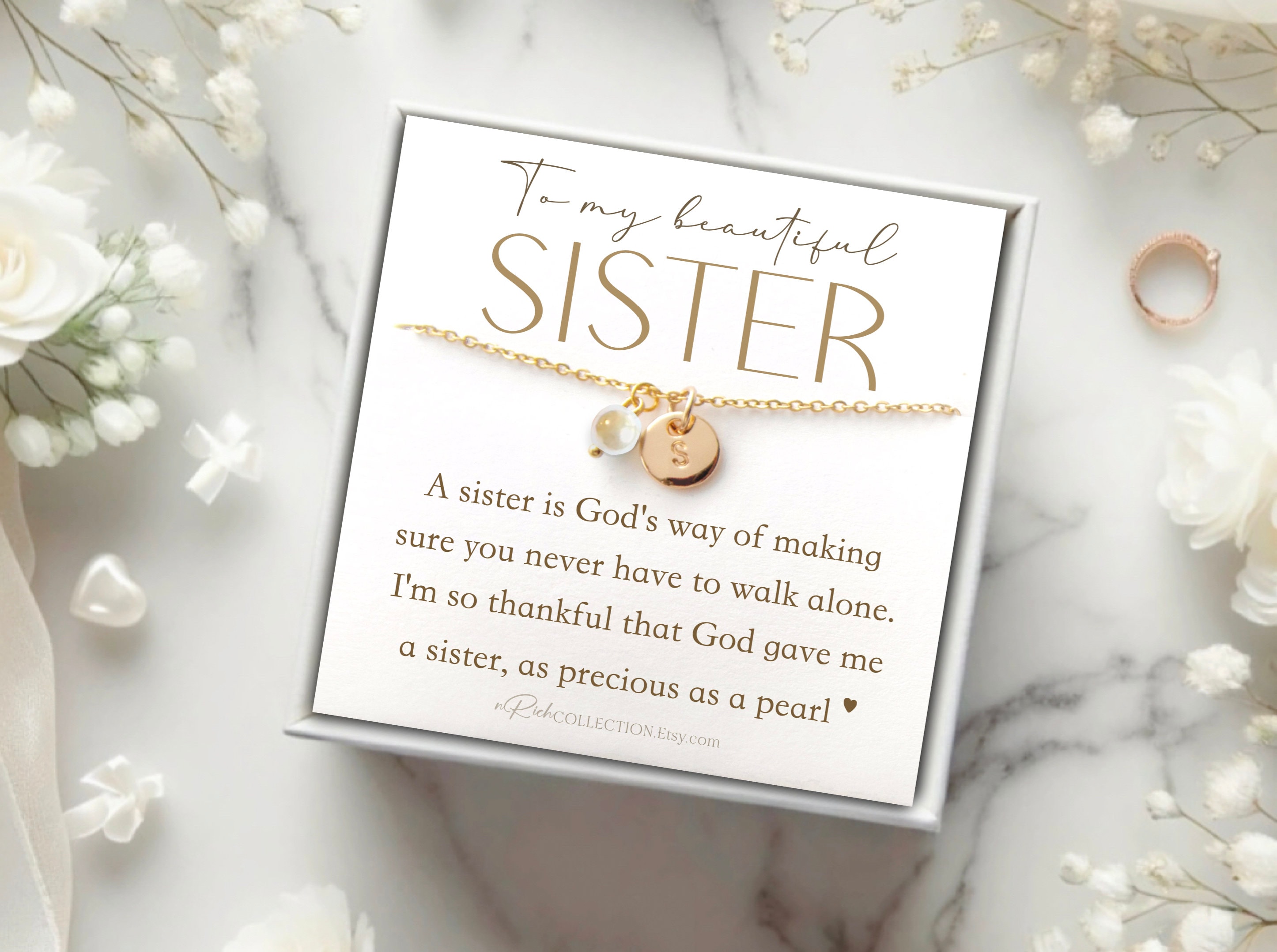 Hermana cristiana Ideas de regalos Hermana Regalo de Navidad para