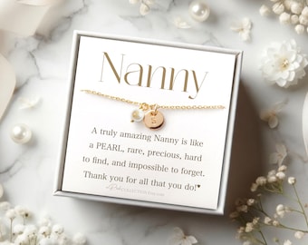 Personalized Nanny Jewelry Gift for Nanny Gift Christmas Gift for Nanny Necklace Gift Meaningful Nanny Gift Nanny Appreciation Nanny Thank