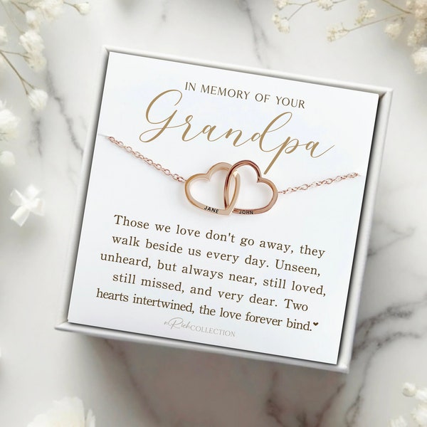 Loss of Grandfather Gift Grief Gift Grandpa Remembrance Necklace Sympathy Gift Grandfather Memorial Gift Sympathy Pass Away Grandfather