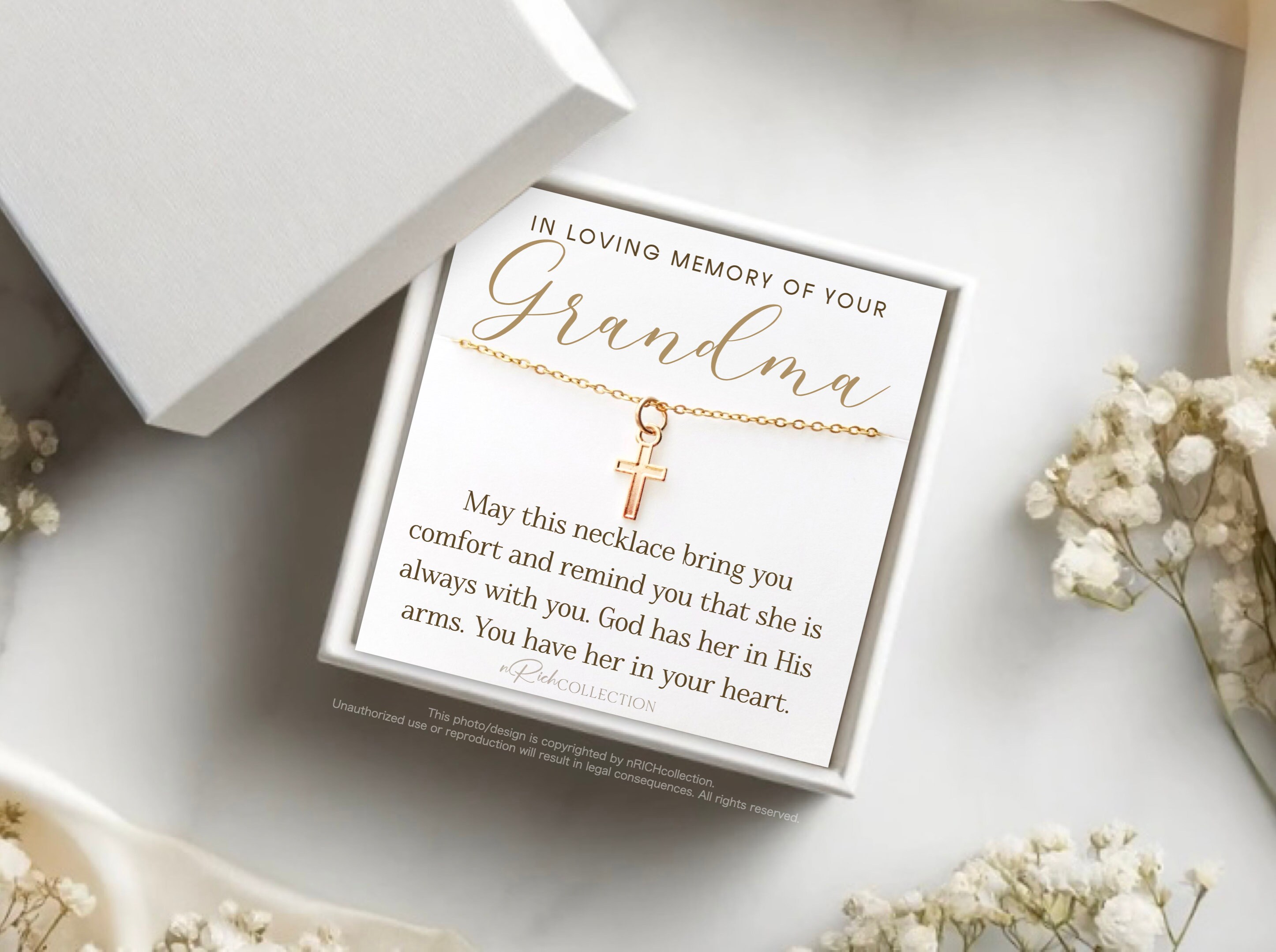 Loss of Grandmother Personalized Memorial and Sympathy Gifts for Loss ...