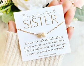Meaningful Graduation Gift Gift For Family Wedding CZ Pearl Heart Necklace Best Friend Sister Necklace Gift For Her Birthday Gift