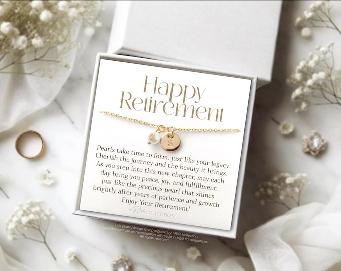 Retirement gifts for women Coworker leaving gift Retirement necklace Jewelry for retirement Gifts for coworkers Leaving job gift Coworker