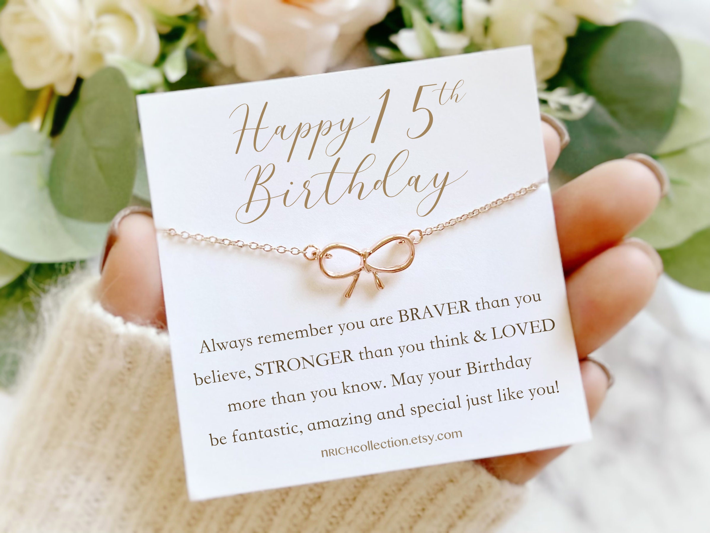 15th Birthday Gift for Girl, Charm Bracelet for 15 Year Old Girl, 15 &  Fabulous Charm Bracelet, Daughter Birthday Gift Ideas, Granddaughter 