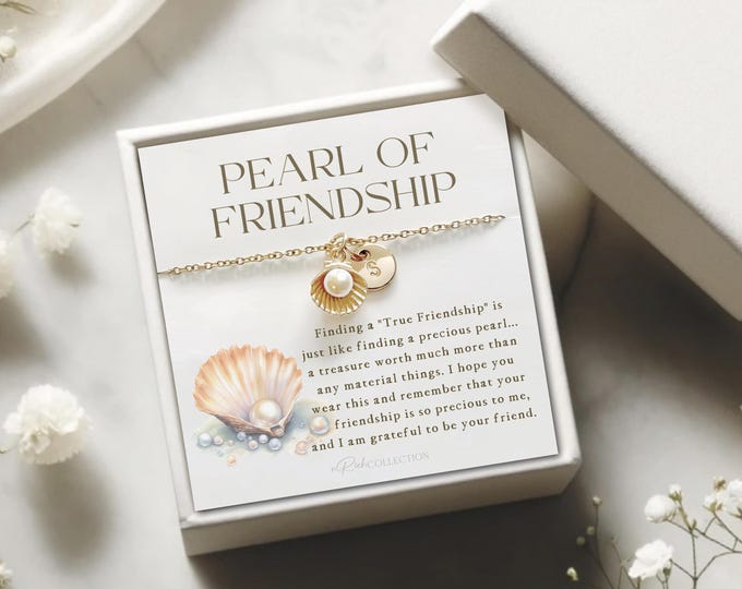 Personalized friendship jewelry Custom Initial Name Necklace for friends gift for Bestie meaningful BFF Best Friend Birthday Move Far Away