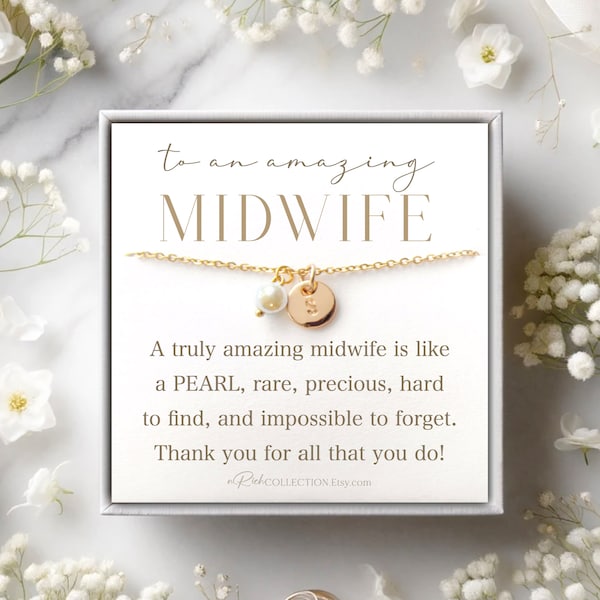 Midwife Gift for Midwife Appreciation Gift Midwife Necklace Midwife Jewelry Gift A Truly Amazing Midwife Gift Necklace Thank You Midwife