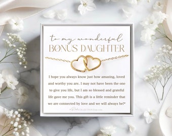 Bonus Daughter Necklace Gift Personalized Gift for daughter-in-law foster daughter Adopted daughter unbiological daughter goddaughter Gift