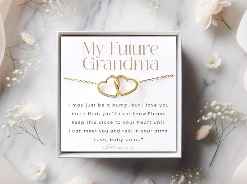 First Time Grandma Baby Announcement Grandparent, New Grandma Gift, Promoted to Grandma Pregnancy Reveal Gift for New Grandmother Gift image 4