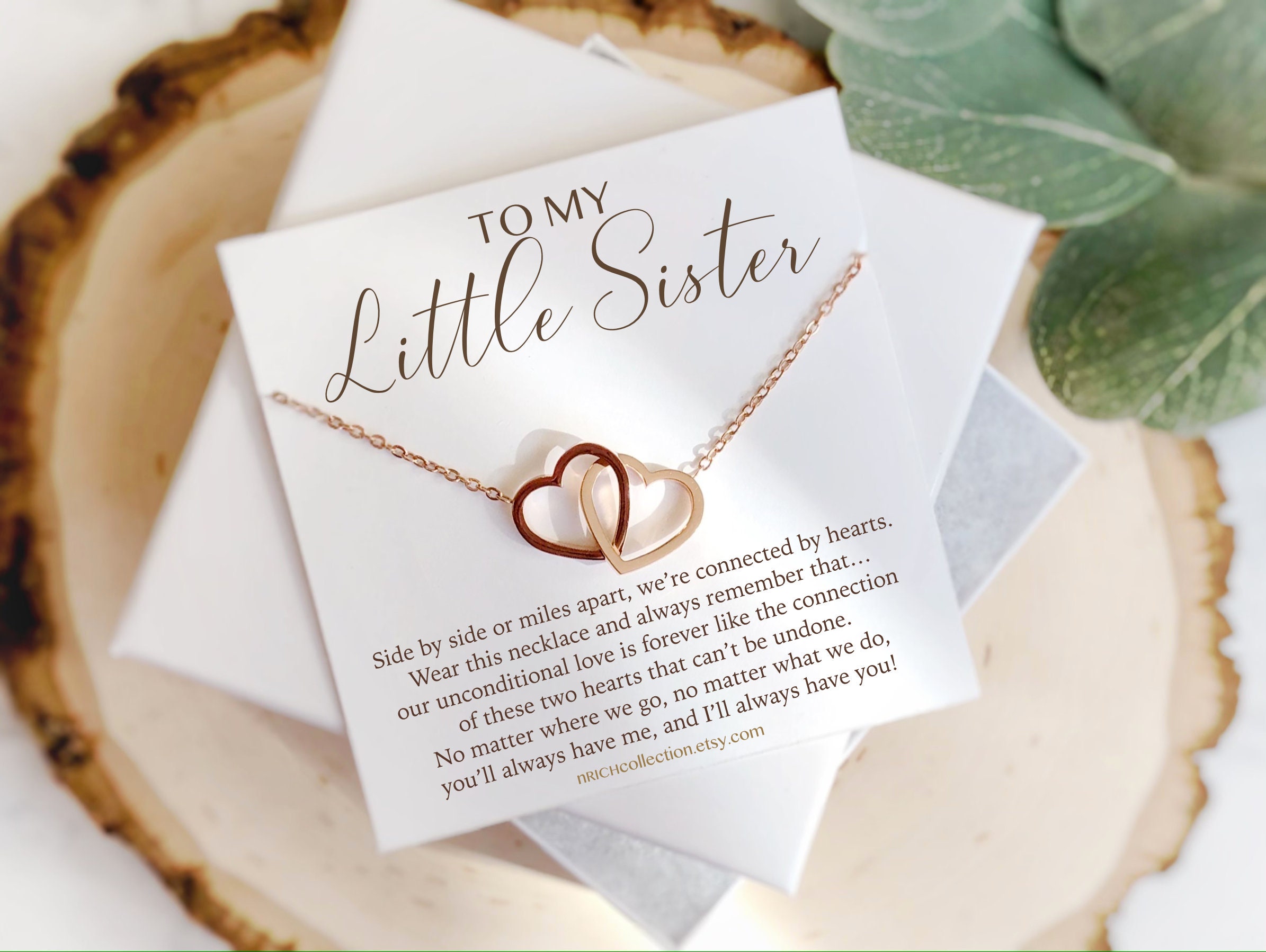 Little Sister Necklace Gift Sister Gifts Little Sister Etsy