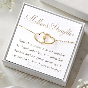 Mother Daughter Necklaces Mothers Day Gifts Mother Daughter Jewelry For Daughter for Mom from Daughters from mom and me Matching necklace