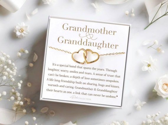Grandmother and granddaughter necklace deals