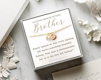 Brother Memorial Gift Loss of Brother Gift Brother Sympathy Gift Brother Bereavement Death of Brother Grieving Brother passed away sibling