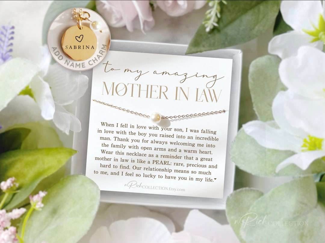 Mother in Law Necklace Gift for Mother in Law on Wedding Day Birthday