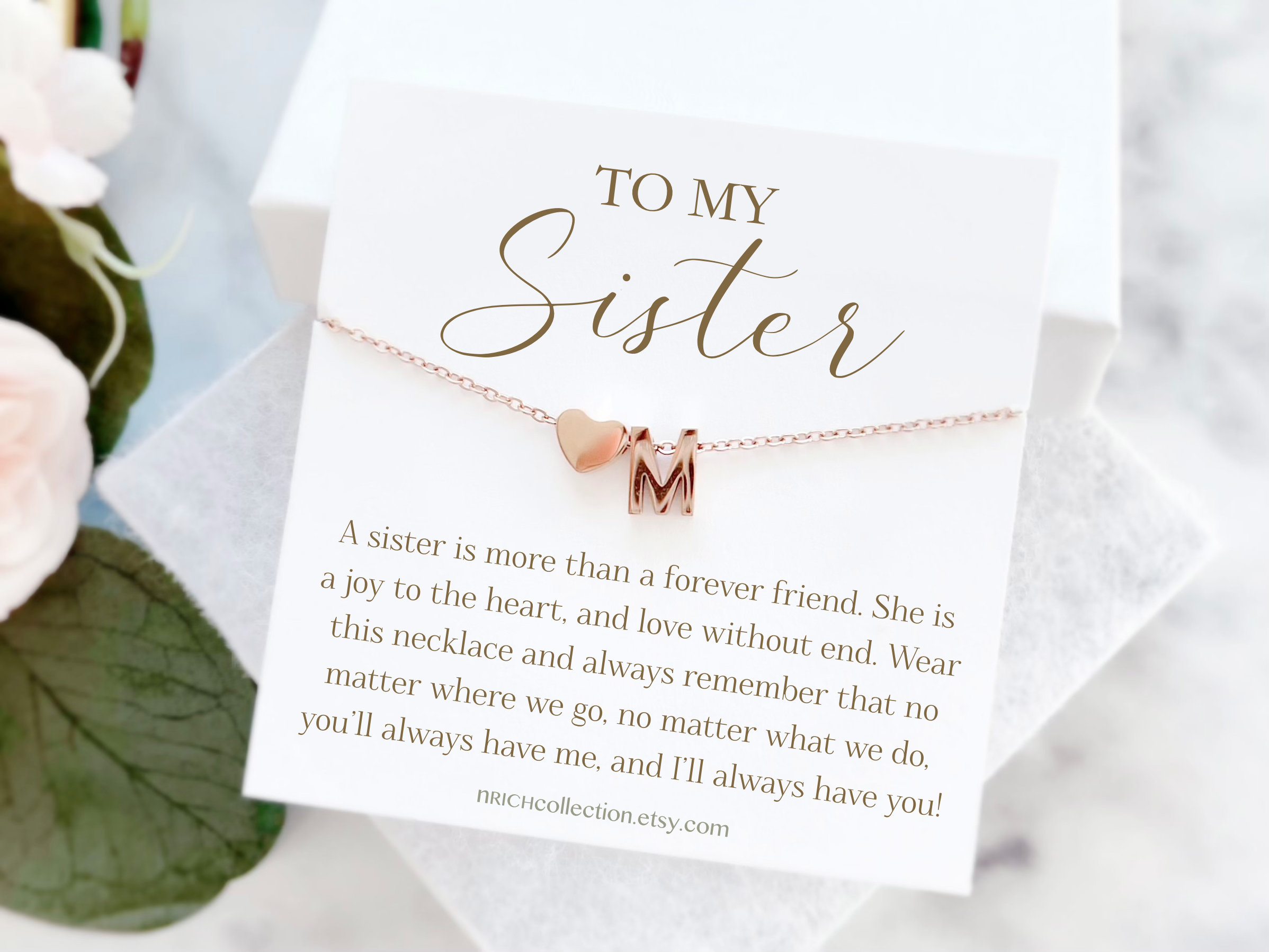 Big Sister Necklace Gift Sister Gifts Big Sister Birthday Gift Etsy UK