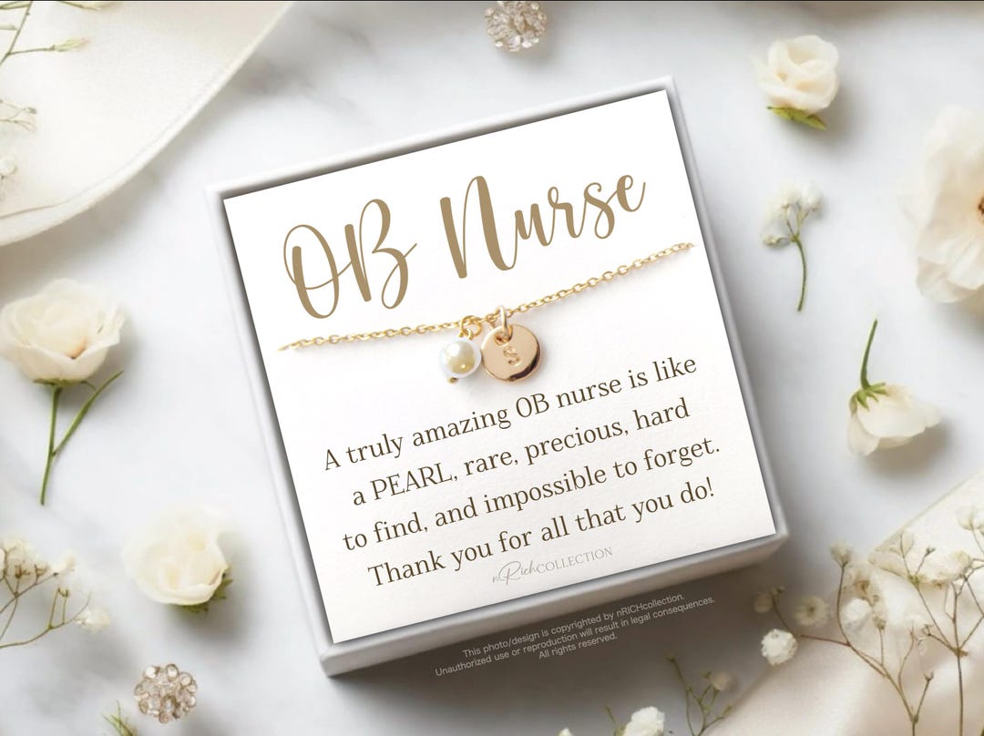 OB Nurse Appreciation Necklace - Perfect Gift for Obstetrics, Perinatal ...