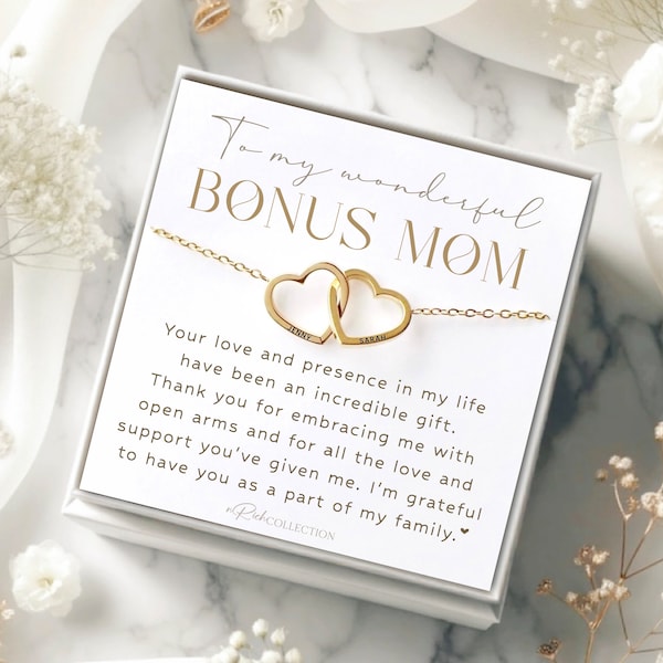 Bonus Mom Necklace Step Mom Gift for Bonus Mom Christmas Gift Mothers Day Gift for Step Mom Stepmother Gift for stepmother Gift Circle