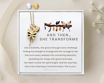 18K Gold Butterfly Necklace, Tiny Butterfly Necklace, Minimalist Butterfly Necklace, Gift for Her Mothers day Gift Graduation Christmas Gift