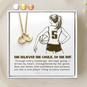 Basketball Gifts, Gift for Female Basketball Player, Basketball Necklace, Girls Basketball Gifts, Basketball Ball Coach Gift, Bulk Team Gift