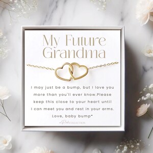 First Time Grandma Baby Announcement Grandparent, New Grandma Gift, Promoted to Grandma Pregnancy Reveal Gift for New Grandmother Gift image 7