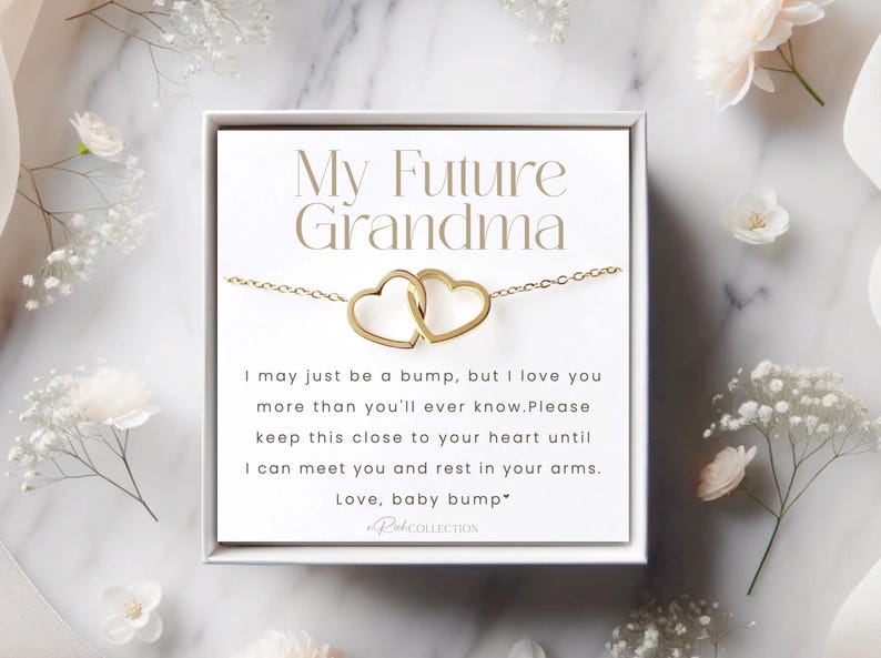 First Time Grandma Baby Announcement Grandparent, New Grandma Gift, Promoted to Grandma Pregnancy Reveal Gift for New Grandmother Gift image 7