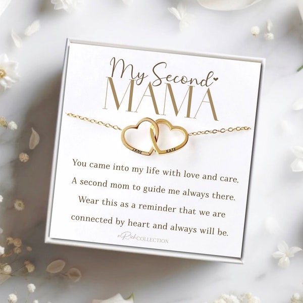 2nd Mom Gift for Second Mother Second Mom 2nd Mother Gift for Boyfriend Mother Bonus Mom Unbiological Mom Mother Figure Necklace Jewelry