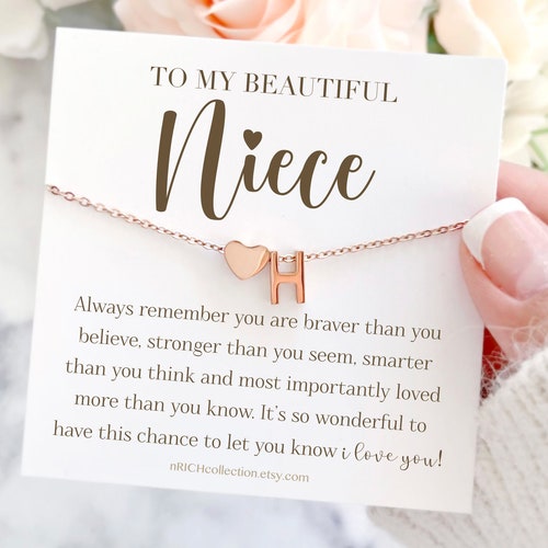 Niece Gift From Aunt Gift for Niece Necklace Niece Jewelry Etsy
