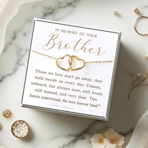 Loss of Brother Gift Grief Gift Brother Remembrance Necklace Sympathy Gift Brother Memorial Gift Keepsake Gift Sympath Pass Away Brother