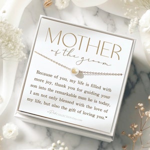 Personalized Gift for Mother of the Groom Gift from BRIDE Mother of the Groom Necklace Gift for Mother in law Wedding Gift from Bride