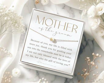Personalized Gift for Mother of the Groom Gift from BRIDE Mother of the Groom Necklace Gift for Mother in law Wedding Gift from Bride