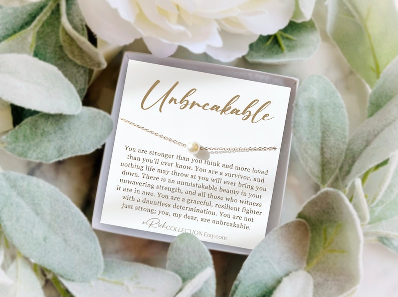 Unbreakable Strength Unbreakable Strength Pendant Necklace Strong Woman Encouragement ...